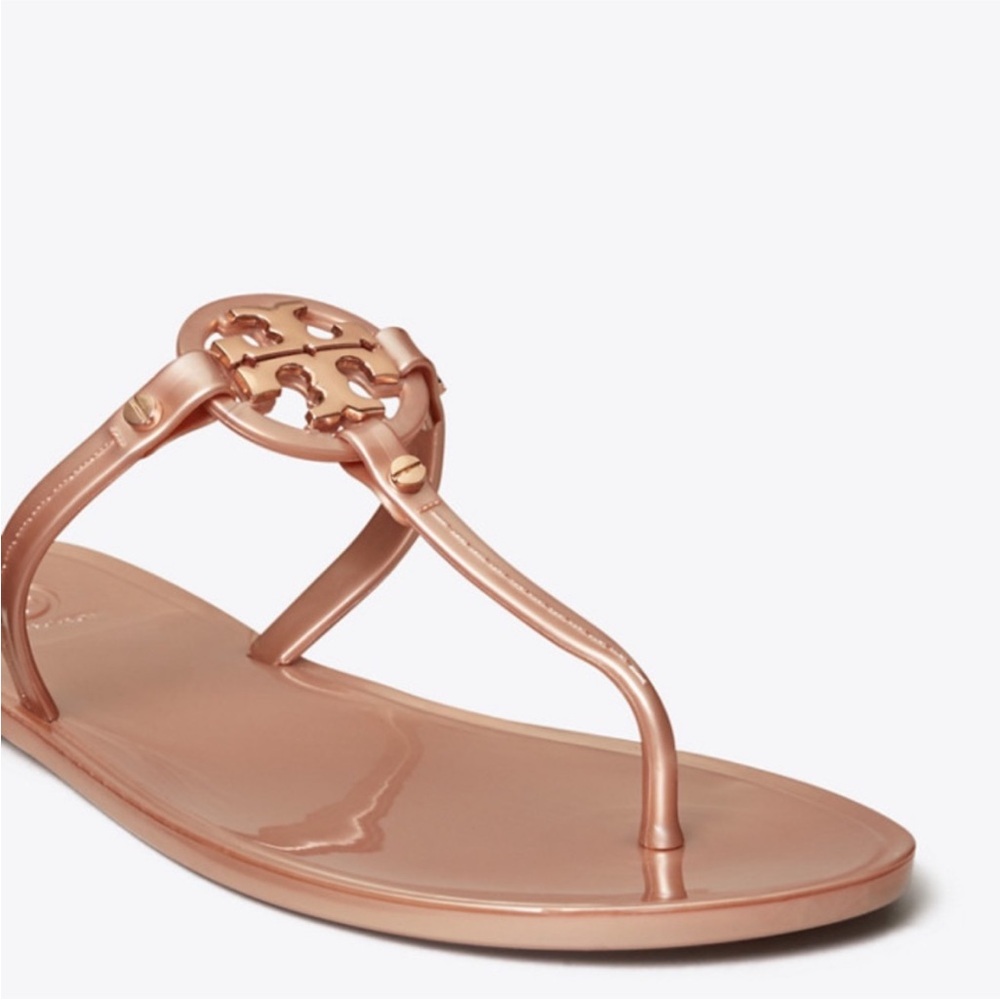 Tory Burch Mini Miller Sandals - Rose gold